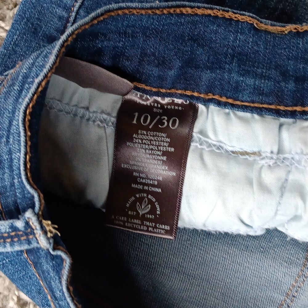 Angels Forever Young Blue Ankle Jeans - Picture 3 of 4